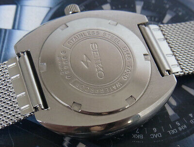 VINTAGE SEIKO PRESMATIC 5146-7030 BLUE DIAL HI-BEAT 27