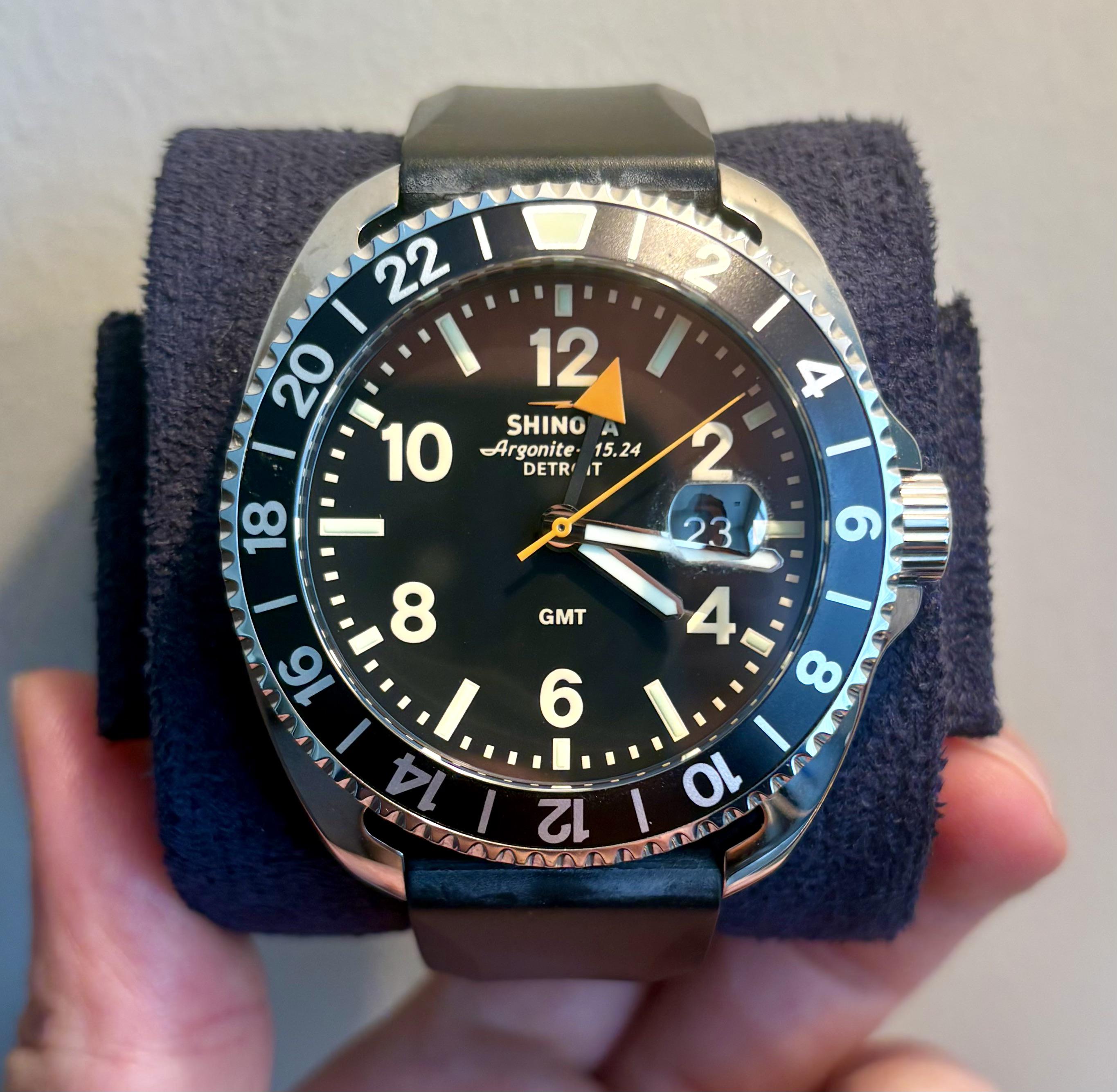定番のお歳暮&冬ギフトの商品をすべ Shinola WTS] Rambler 515.24 Argonite watch Men's 44mm GMT その他