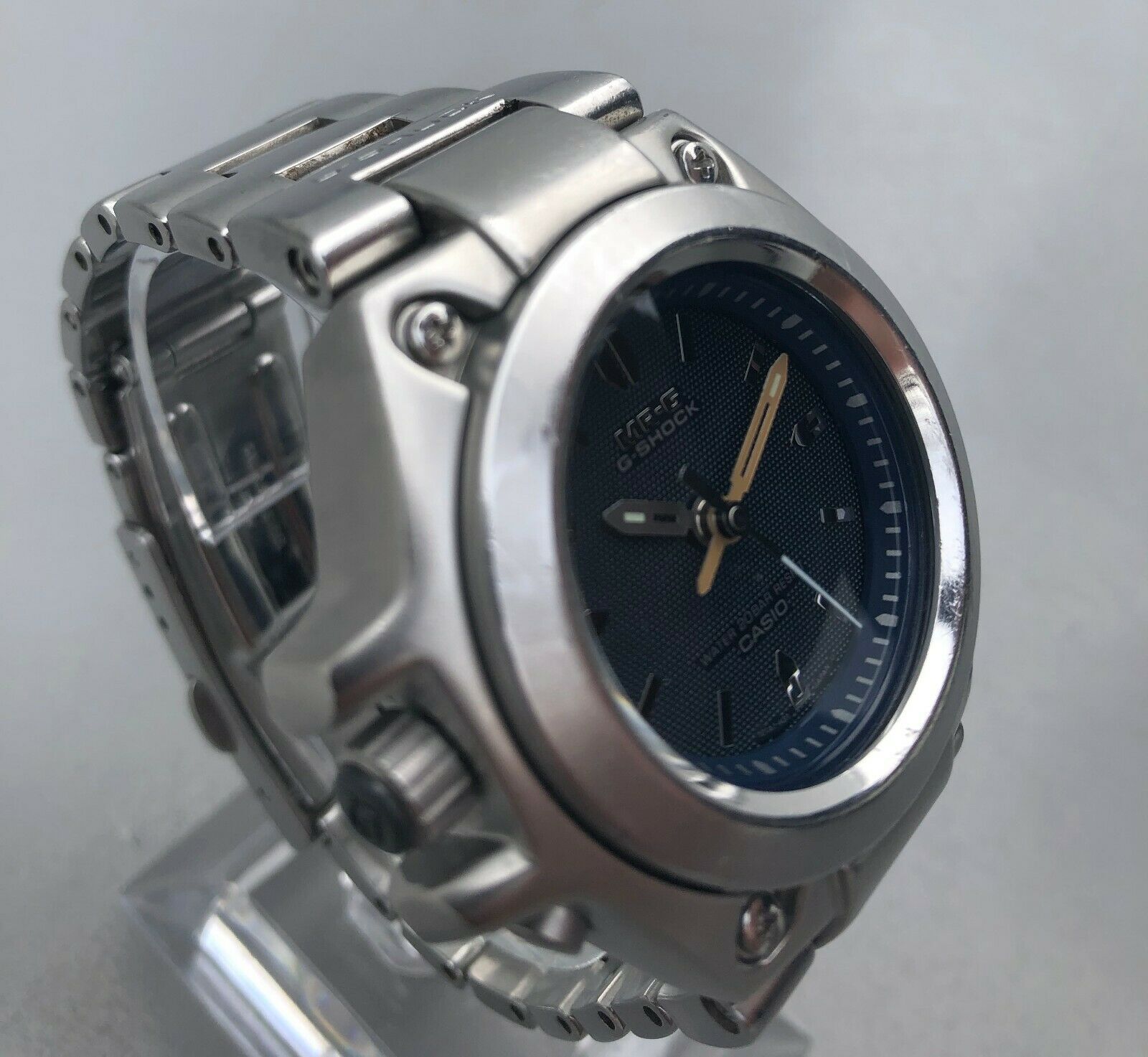 Casio G-Shock MRG-120-2A - SS - First Ever Analog MR-G - Rare 