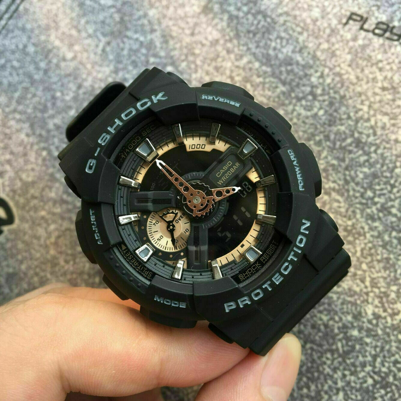 Casio G Shock World Time Alarm Analog Digital Men S Watch Ga 110rg 1a Watchcharts