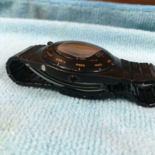Seiko Speedmaster Giugiaro design A828-4000 Day Date Watch Vintage
