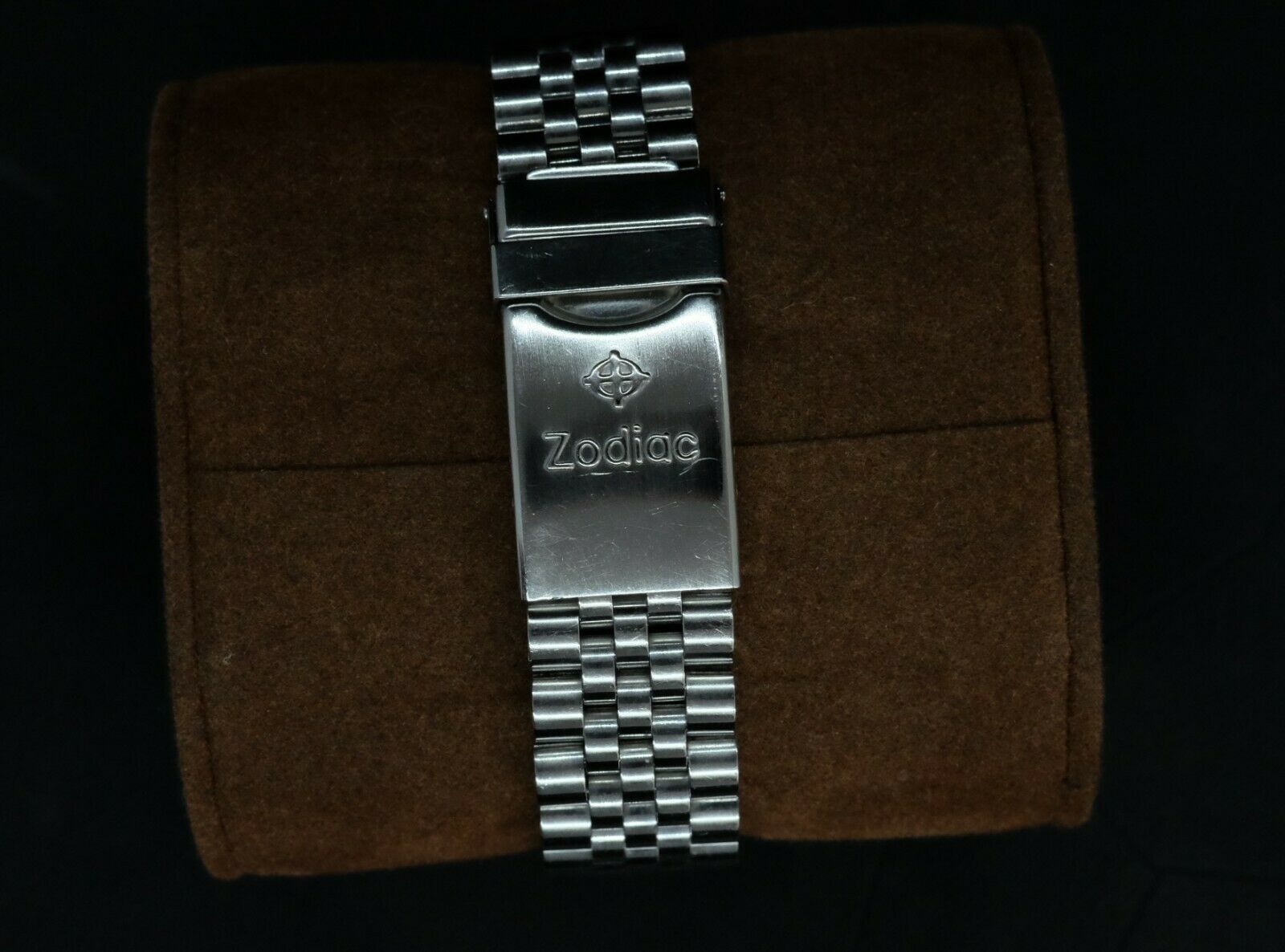 1990s SS ZODIAC Seawolf Red Dot 113.21.03 200M Pro Diver Watch