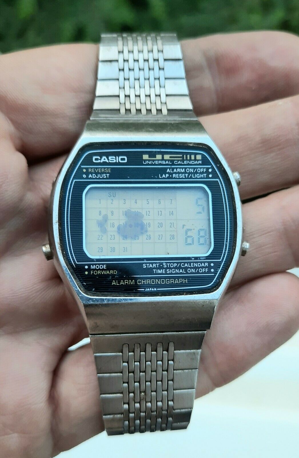 Casio Casiotron UC Universal Calendar 79CS-51 Japan Vintage Watch