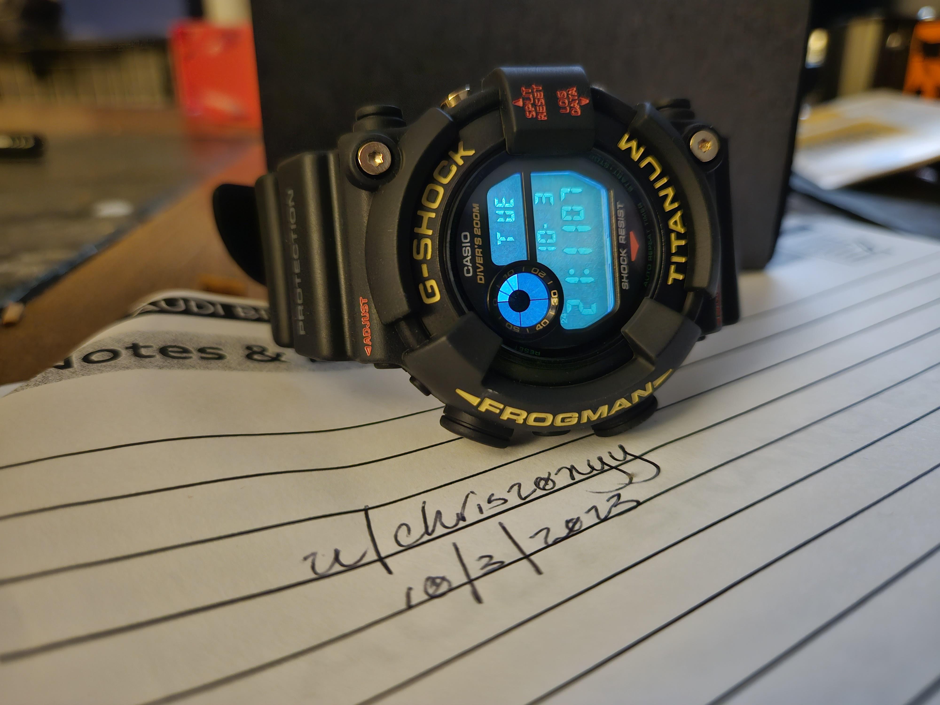 CASIO G-SHOCK FROGMAN Digital 7th Anniversary Model DW