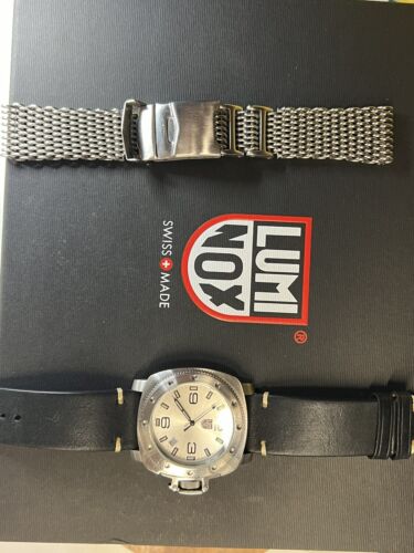 Luminox Quadrum 1700 Series Swiss Stainless Steel Leather & Steel Bands  Included | WatchCharts Marketplace