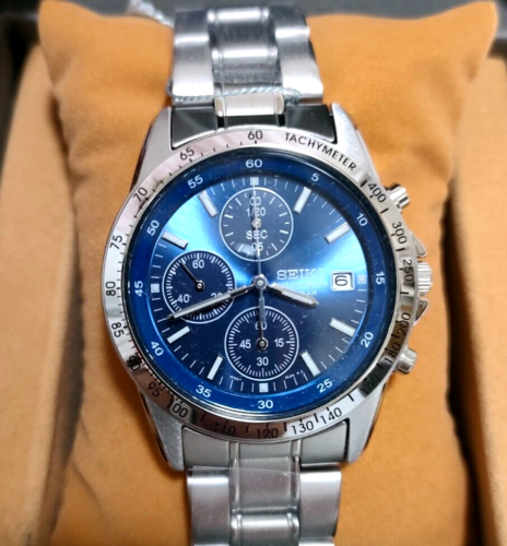 SEIKO SPIRIT Chronograph SBTQ071 Men s Watch New in Box Authentic