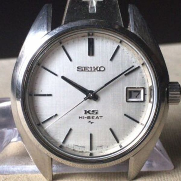 Vintage Seiko Hand Winding Watch King Seiko Ks 4502 7010 Ss Hi Beat