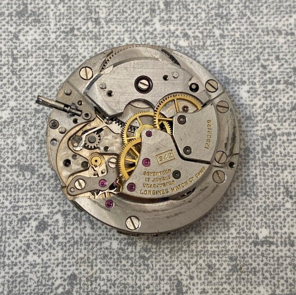 Longines Admiral Cal 342 Automatic Movement 17 Jewels Vintage