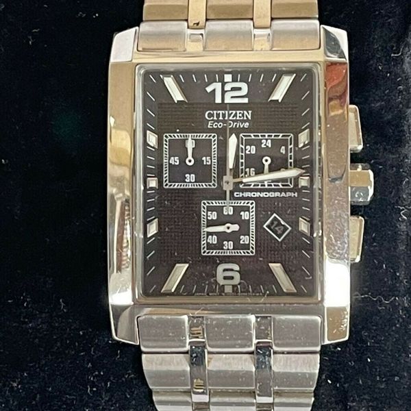 citizen eco drive rectangular