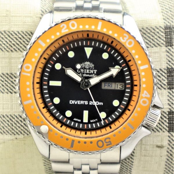 OROLOGIO UOMO LORENZ CRONOGRAFO DIVER GHIERA GIREVOLE, DATA, CINTURINO