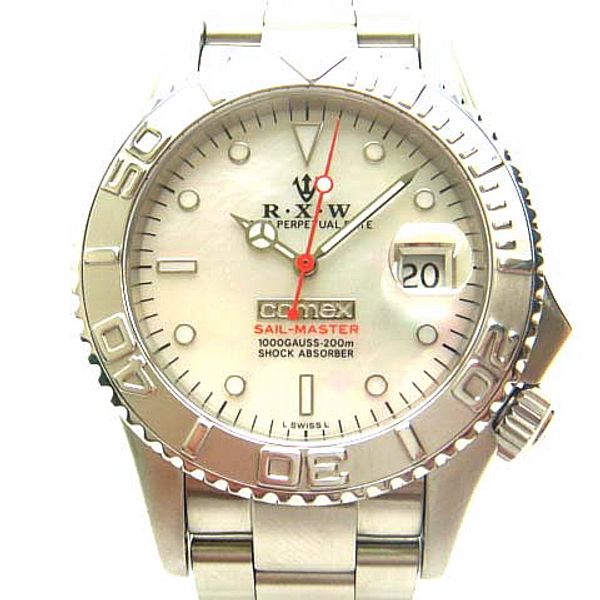 Rolling Rwx ROCKX SOLID/RXW SAIL-MASTER ROLEX STYLE ? VERY RARE - SWISS MOVEMENT ...