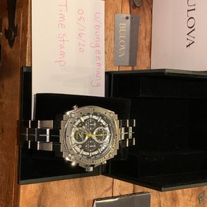 Bulova Precisionist 96B175 Orologio Uomo – Cronografo Al Quarzo, Acciaio, Impermeabile 300m