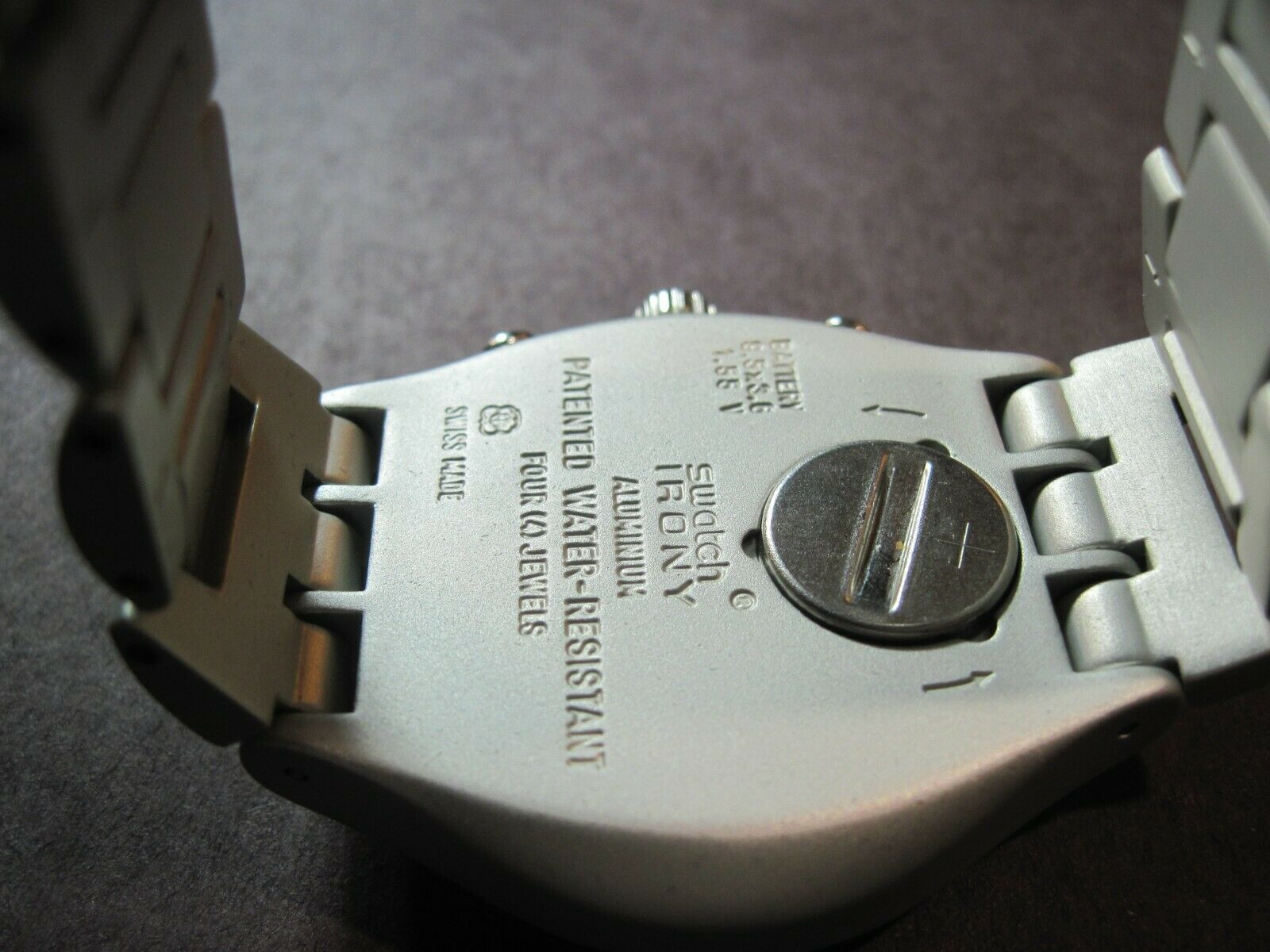 SWATCH IRONY CHRONO AG1999 - YCS4011AG TROUBLEMAKER ALUMINIUM 
