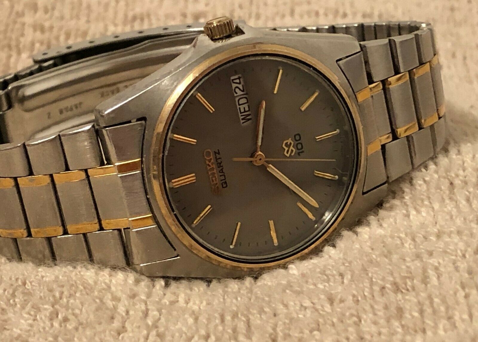 Men's Seiko SQ 100 Watch - Day/Date / 8123 6260 | WatchCharts
