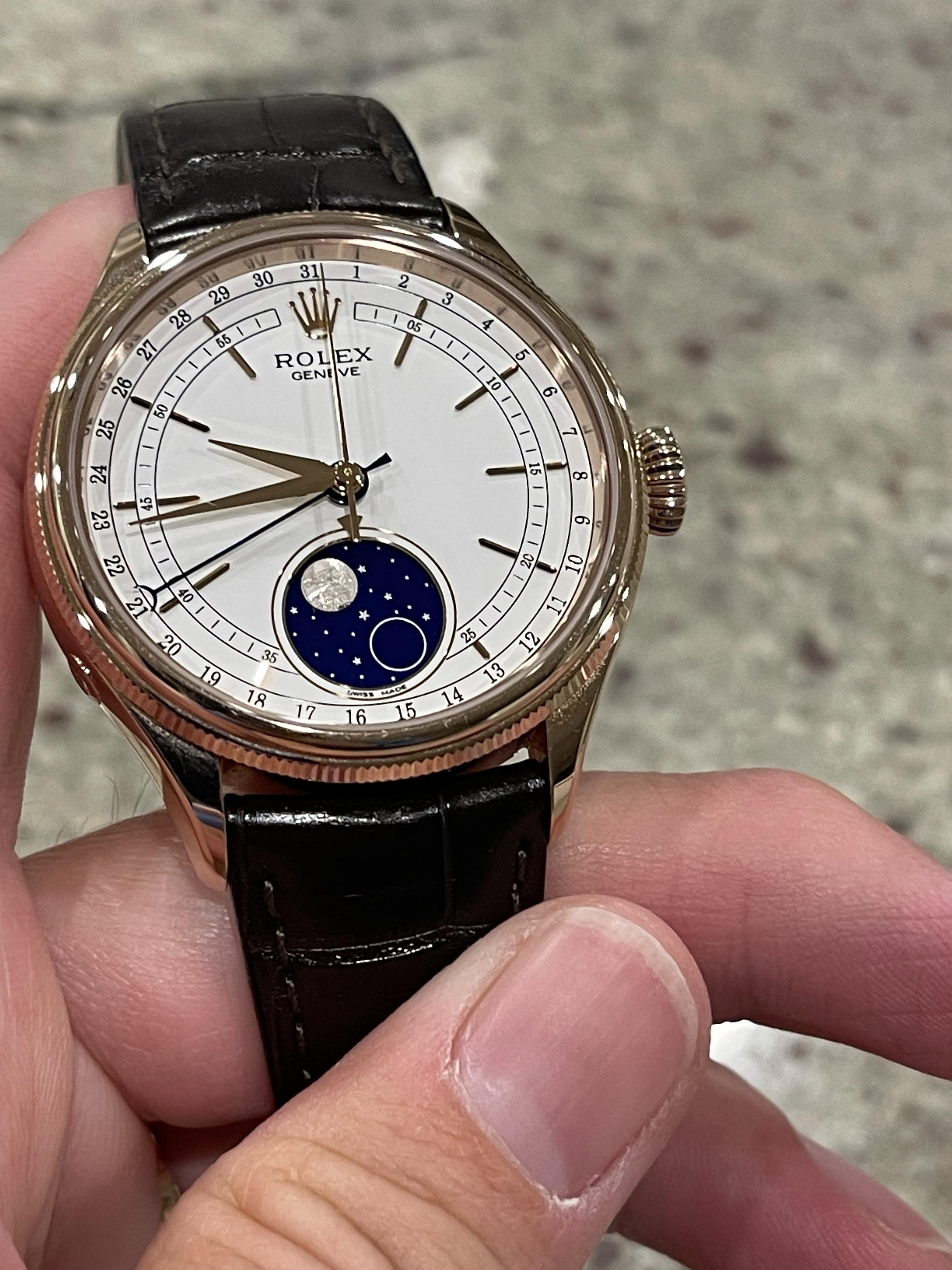 Rolex cellini moonphase discount used