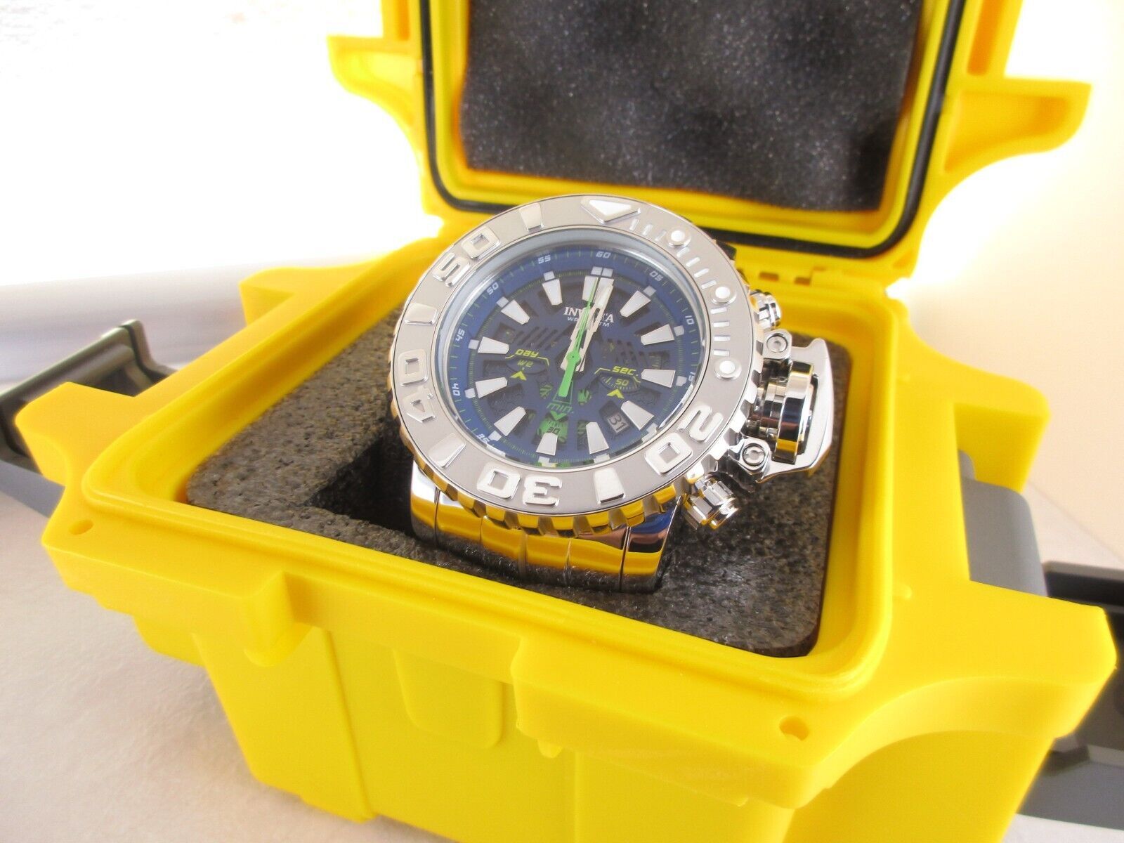 Invicta Sea Hunter Men's High Polish Gen III 70mm Swiss Chronograph 31466 |  WatchCharts Marketplace