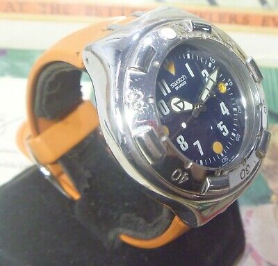 swatch irony scuba 200 stainless steel