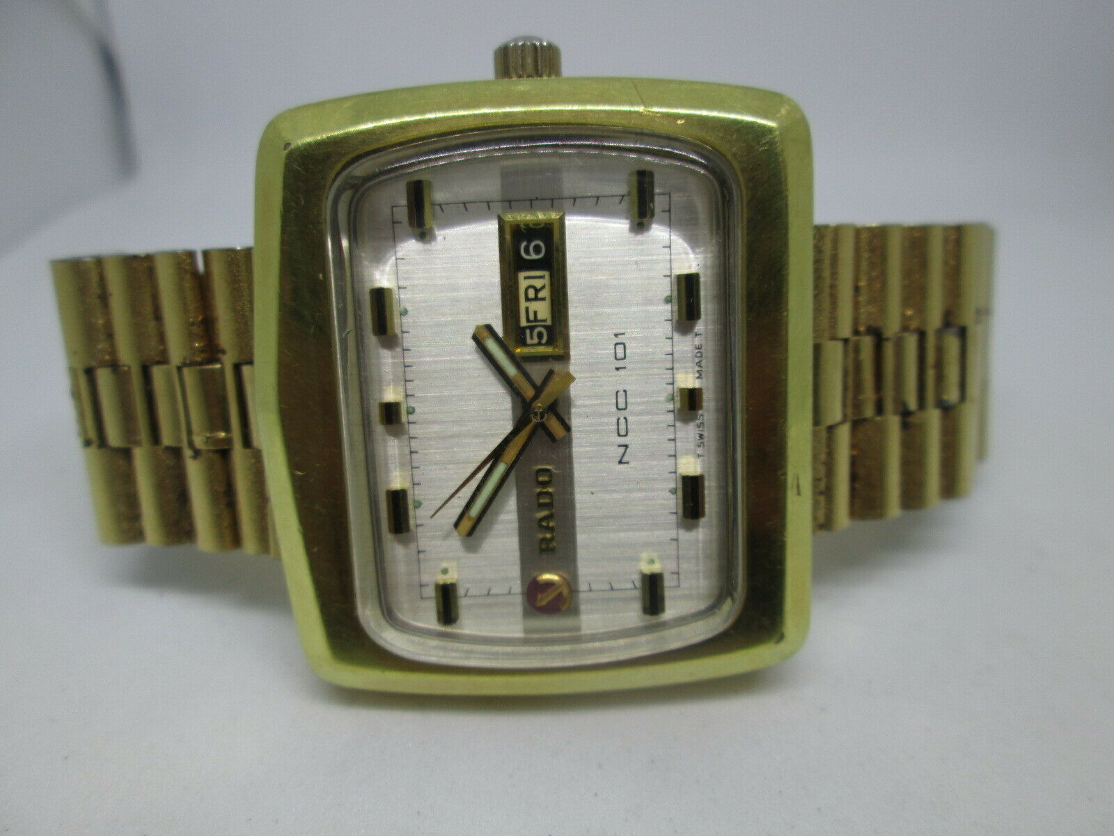 VINTAGE RADO NCC 101 DAYDATE GOLDPLATED AUTOMATIC MENS WATCH ALL ORIGINAL WatchCharts Marketplace