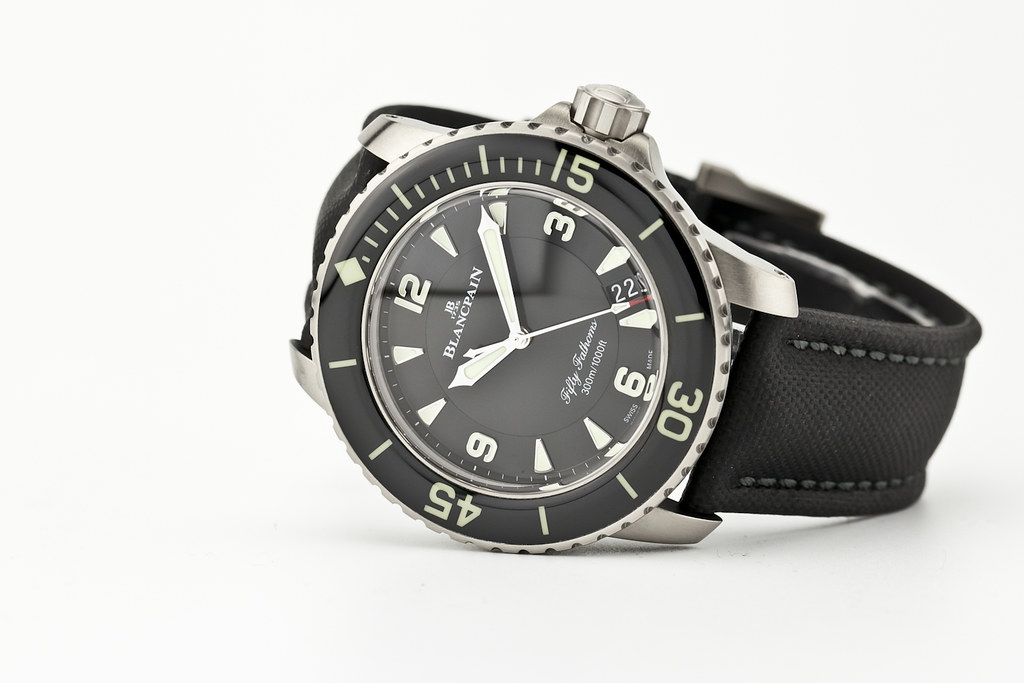 fsot Blancpain Fifty Fathoms Black Titanium 45mm 5015 12B30