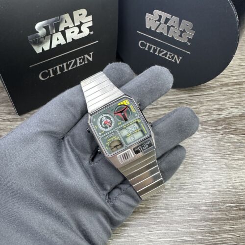 NEW✓ Citizen Star Wars Boba Fett ANA-DIGI TEMP Quartz Watch NEW✓ Citizen Star Wars Boba Fett ANA-DIGI TEMP Quartz Watch