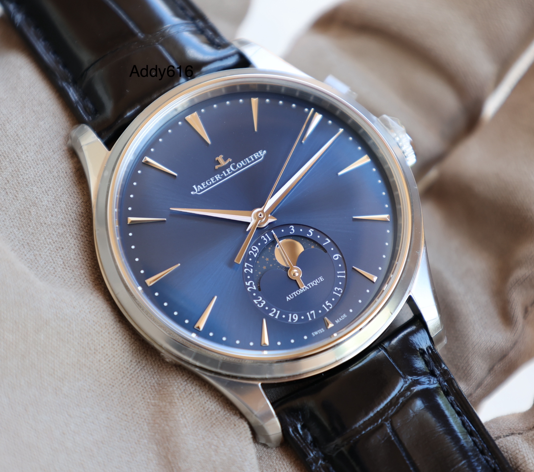 Jaeger LeCoultre Master Ultra Thin Moon Stainless Steel 1368480