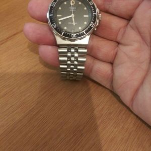 Vintage Timex Q Diver M Cell Men's Stainless Steel Diver Watch Nice!!! |  WatchCharts