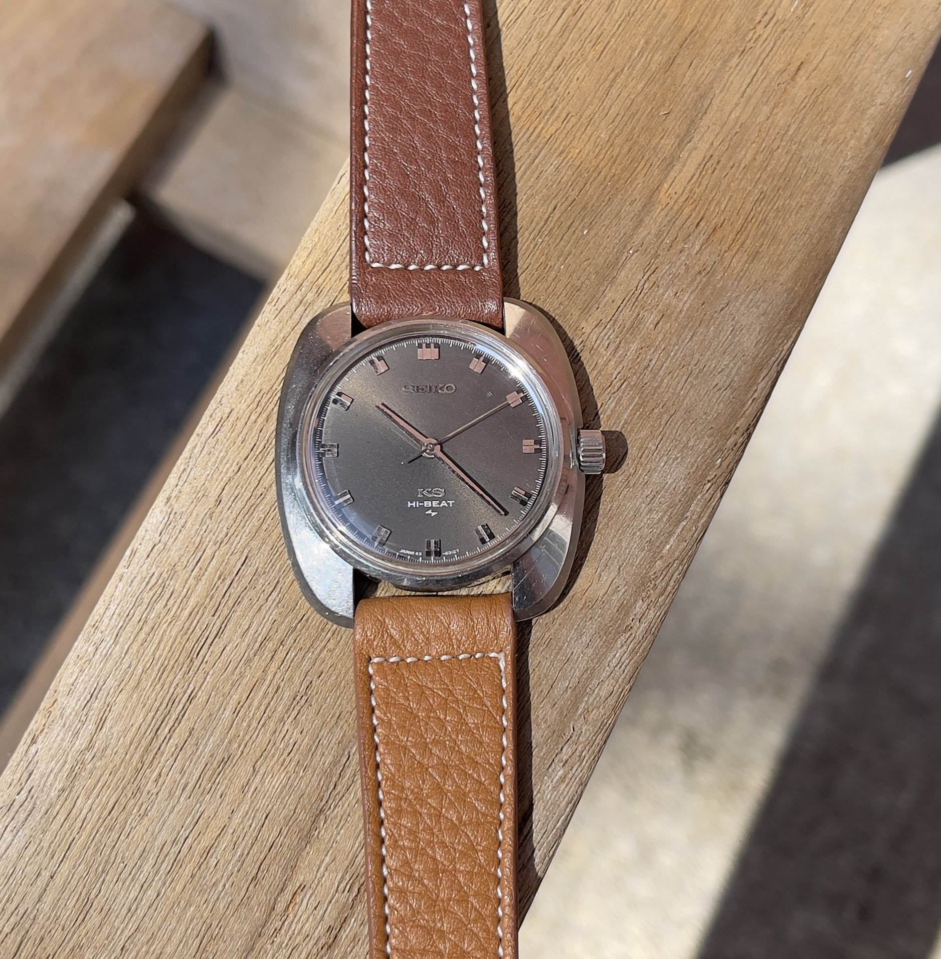 550 USD] King Seiko 45-8000 Hi-Beat Manual Wind Cushion Case