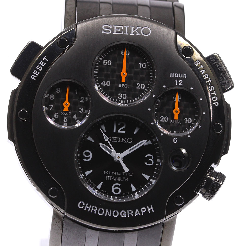 SEIKO] Seiko Kinetic Chronograph 9T82-0A40 / SBXZ003 Auto Quartz Men [Used]  | WatchCharts