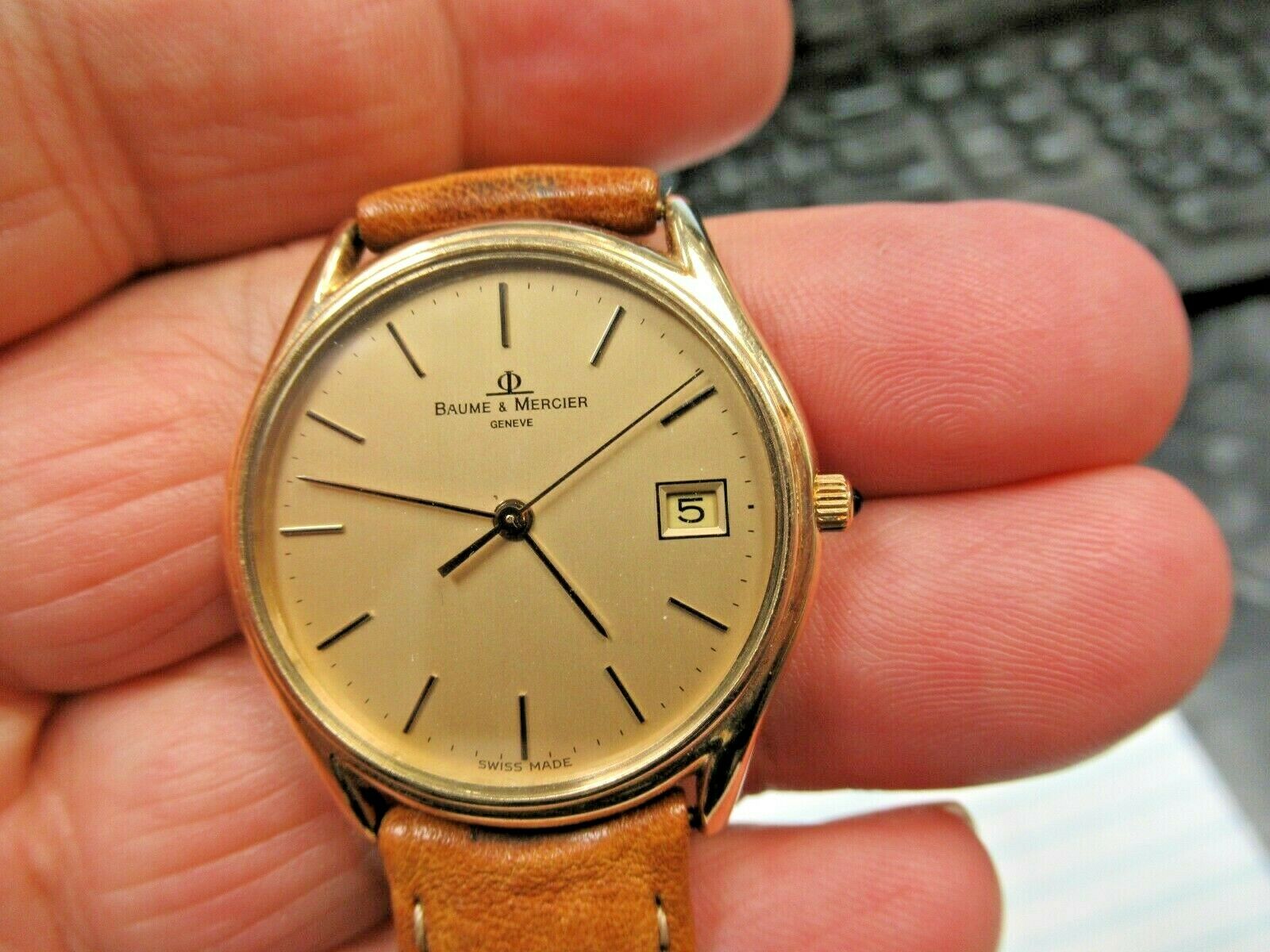 Baume mercier sale 14k gold watch