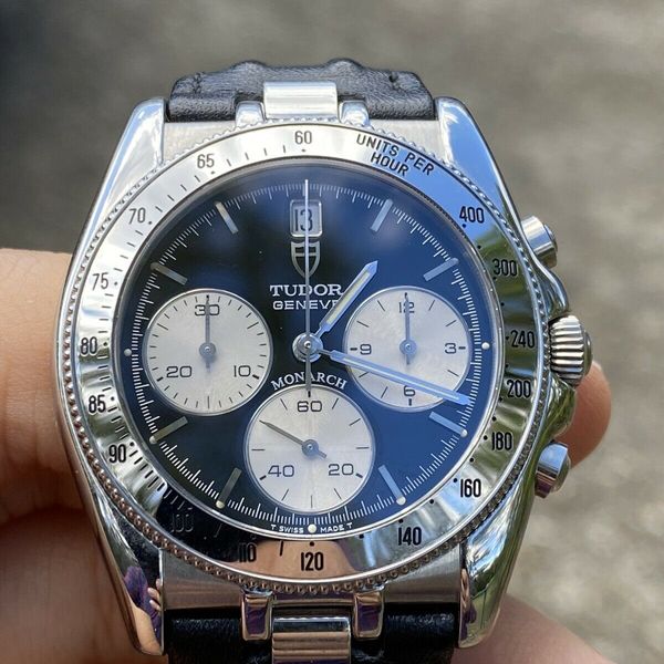 100% Genuine Tudor Monarch Quartz 15900 Chrono 36MM Excellent Condition ...