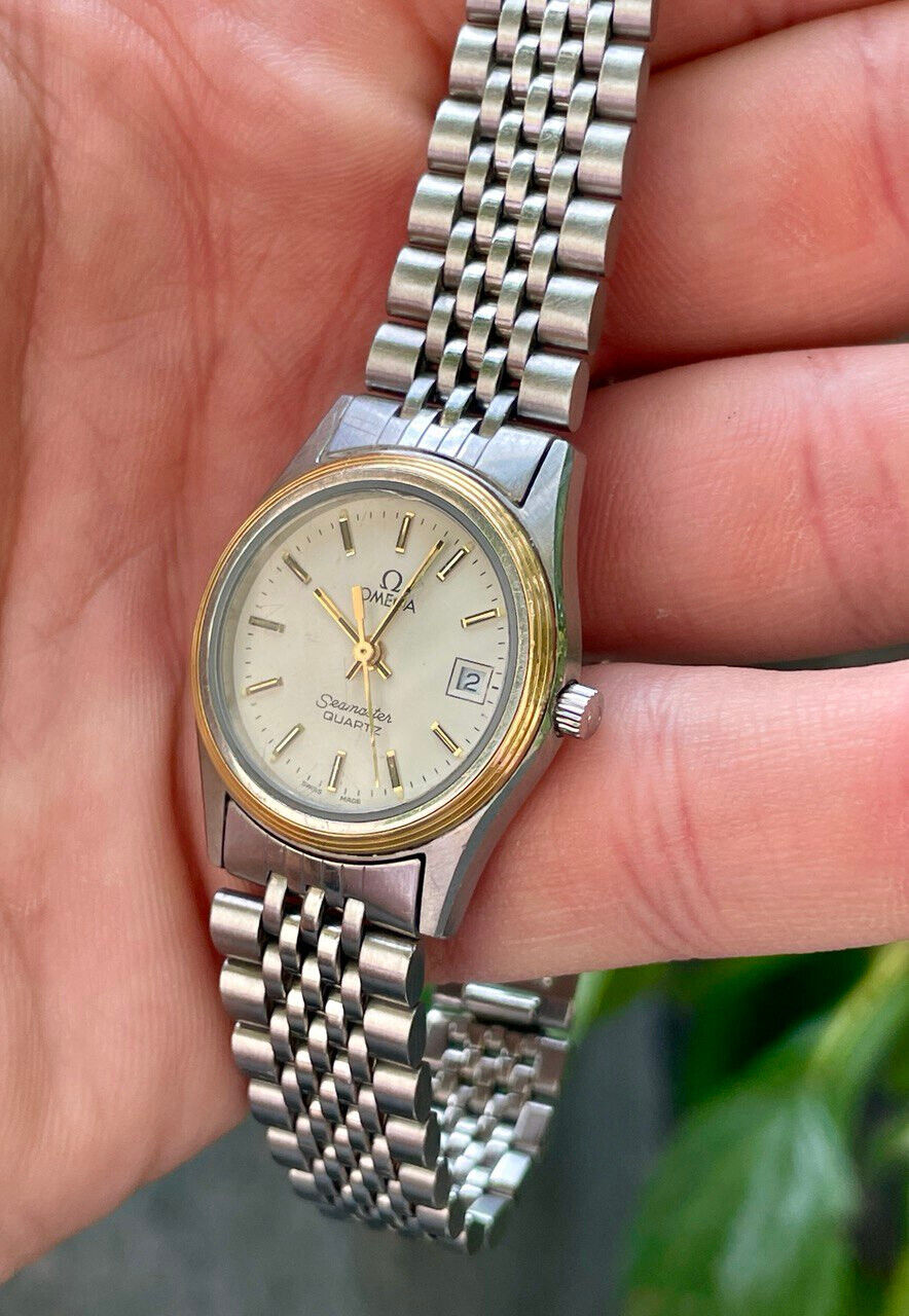 Vintage OMEGA Seamaster Quartz Cal.1380 Date 7 Jew Jubilee