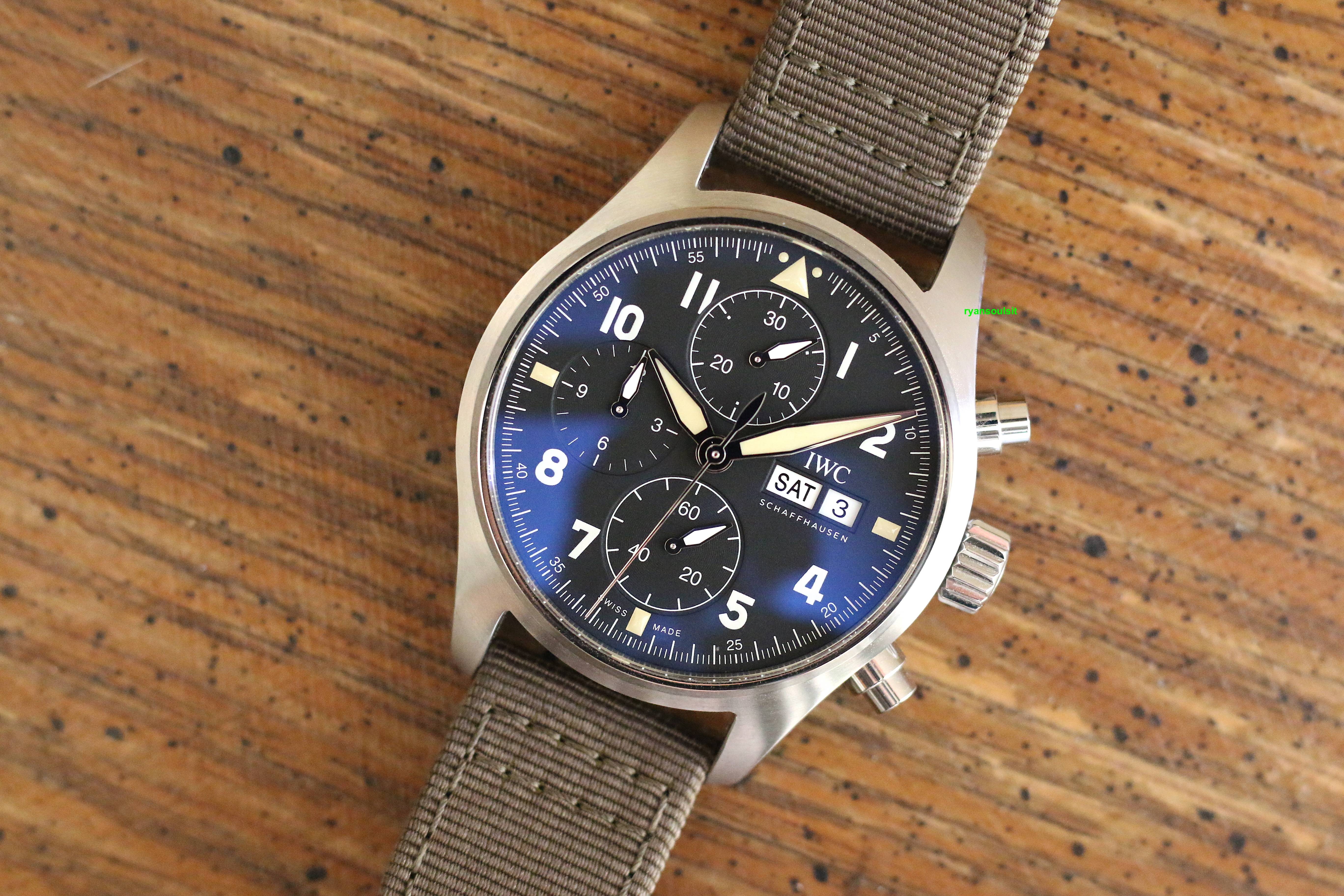 Iwc pilot spitfire online chronograph