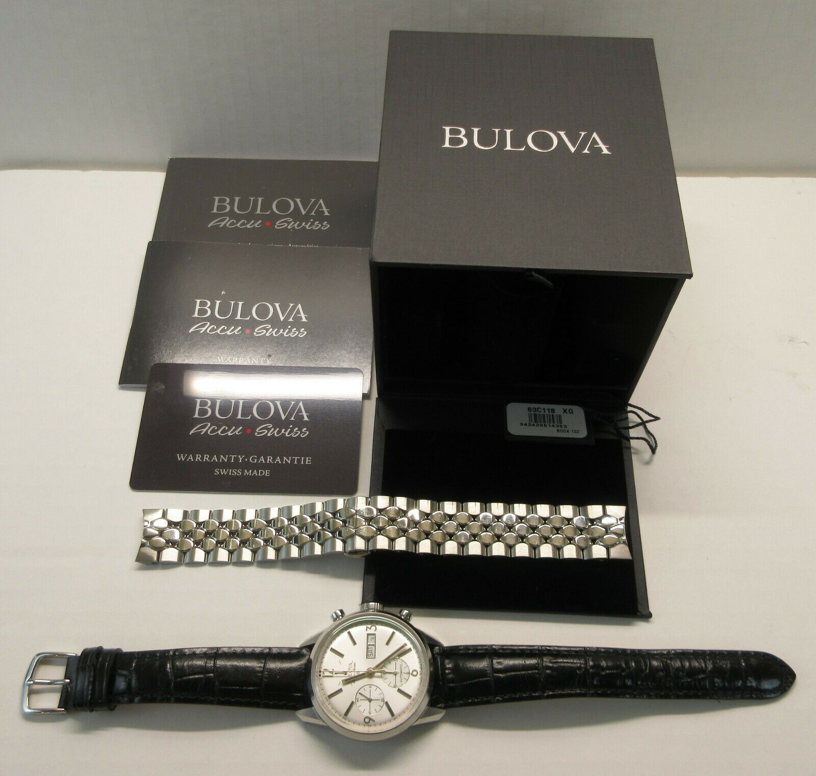 Bulova accu clearance swiss 63c118