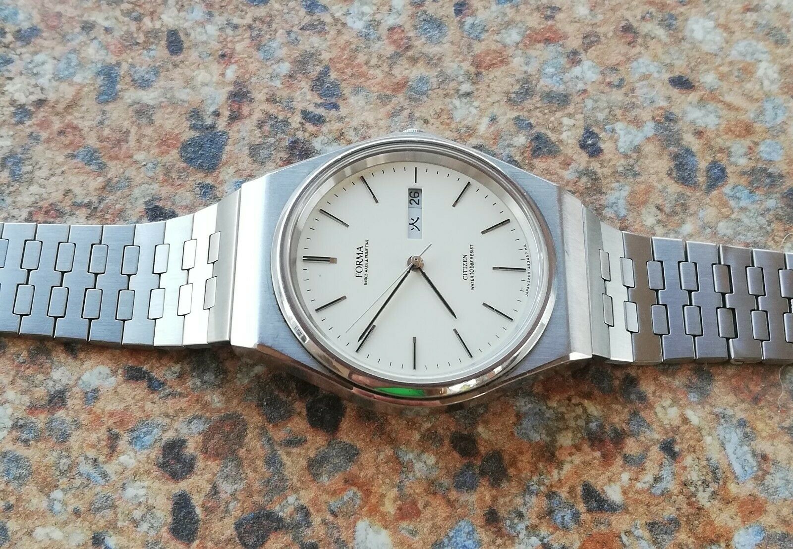 Citizen Forma Quartz Watch 3800 June 1989 3800-451759 Kanji JDM 