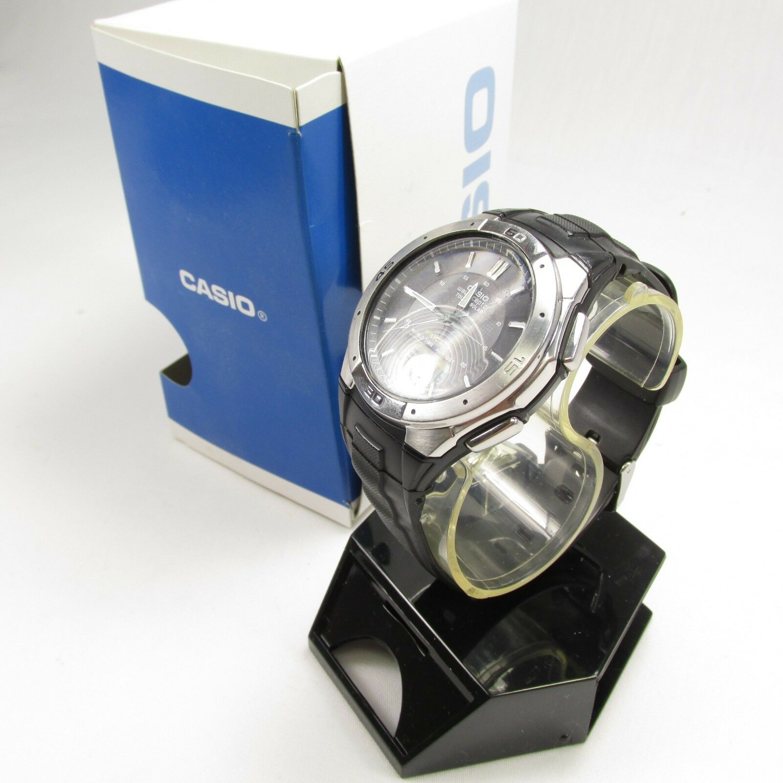 CASIO WVA 470 Mod 5052 Tough Solar Multiband World Time Alarm