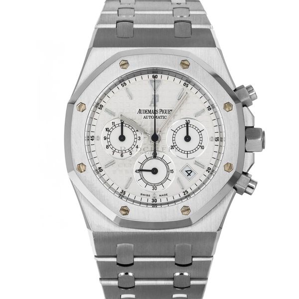 FS- Audemars Piguet 25860 E Royal Oak Chronograph White AP ROC ...