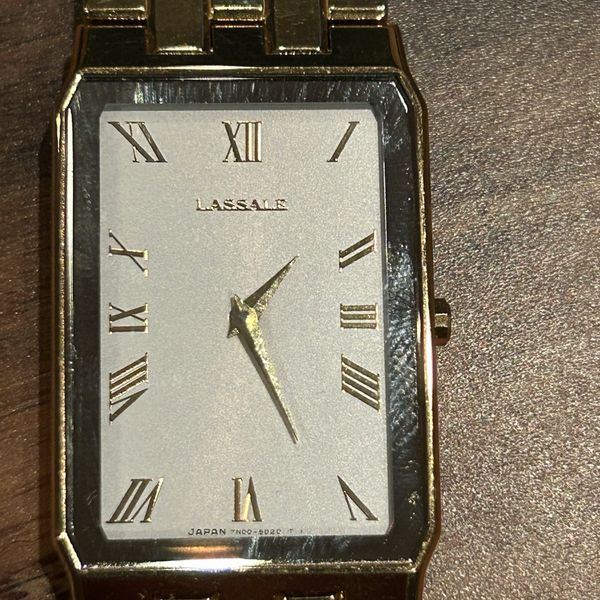 Montre Vintage Seiko Lassale Quartz Pour Pièces - Boîtier Acier 24mm, Bracelet Mailles