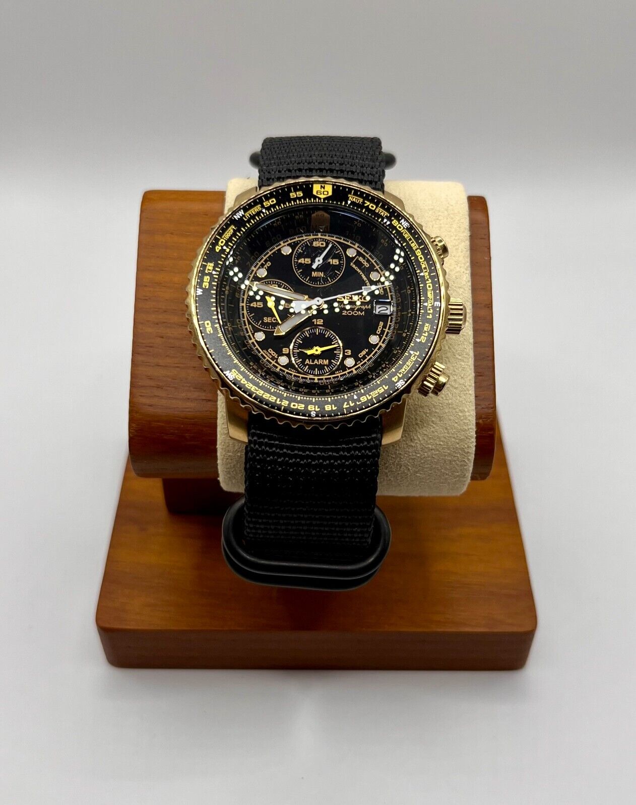 Seiko Flightmaster Men's Black Watch - SNA414P1 | WatchCharts