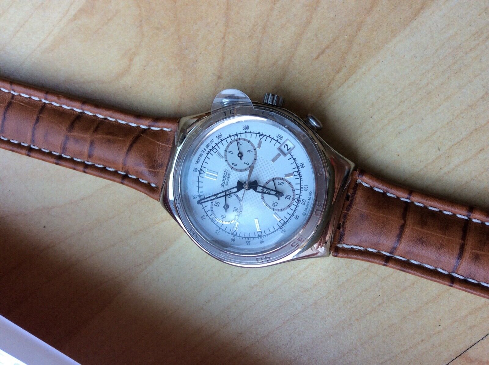 SWATCH IRONY CHRONO WATCH YCS457 GANGLEADER Swiss Made Mens Watch 