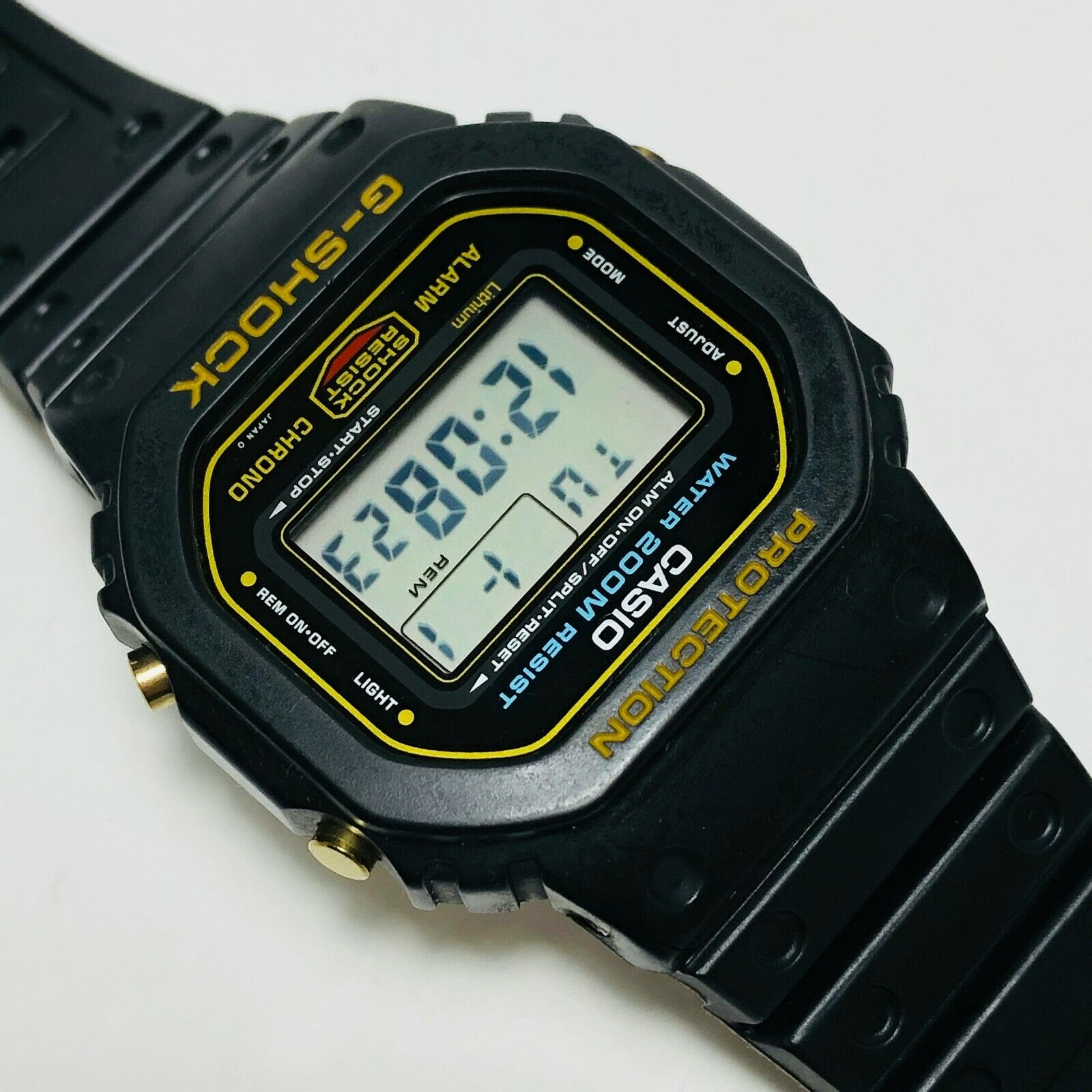 G-Shock DW5600C DW-5600C DW-5600C-9V BLACK 200M Module 901 Rare 
