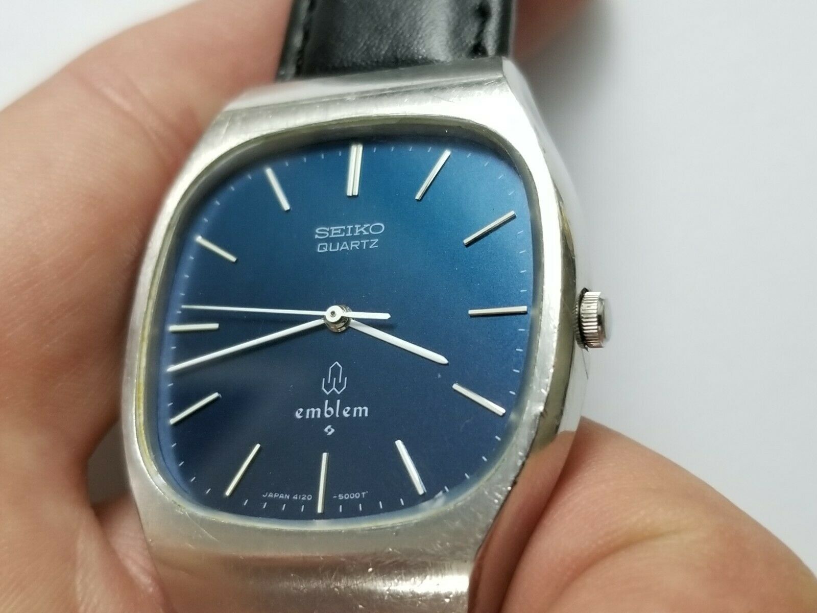 Seiko Emblem 4120-5000 Men's Quartz vintage Watch | WatchCharts 