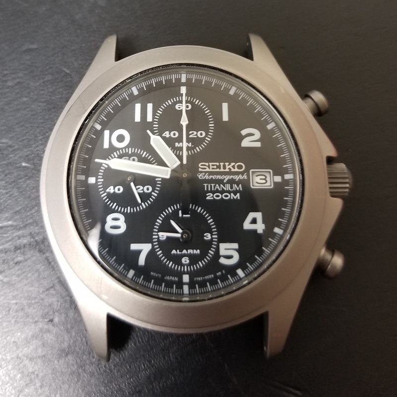 FS: Seiko titanium alarm chronograph SNA139 7t62-0BZ0 | WatchCharts