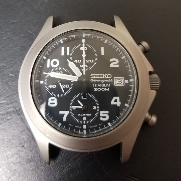 FS: Seiko titanium alarm chronograph SNA139 7t62-0BZ0 | WatchCharts