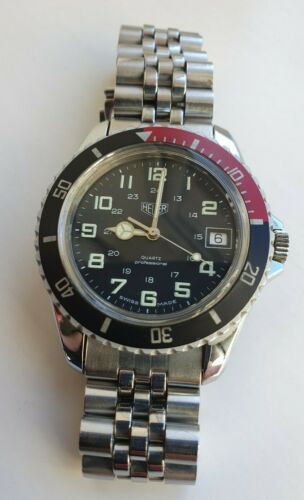 Stunning Vintage Heuer 980.043 Pepsi Watch. 1984. Pre Tag Heuer