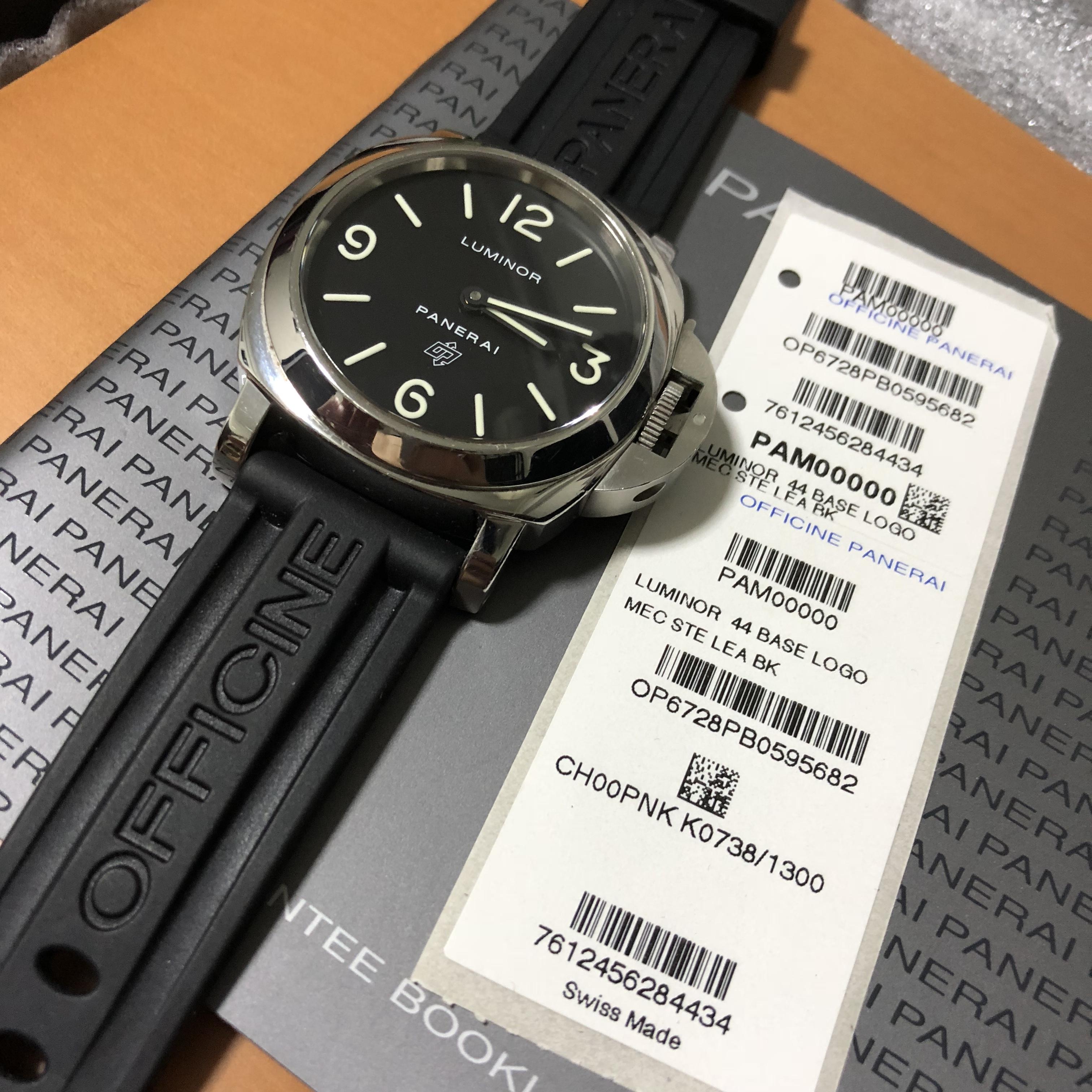 WTS Panerai PAM 000 K Series Discontinued Base Logo WatchCharts