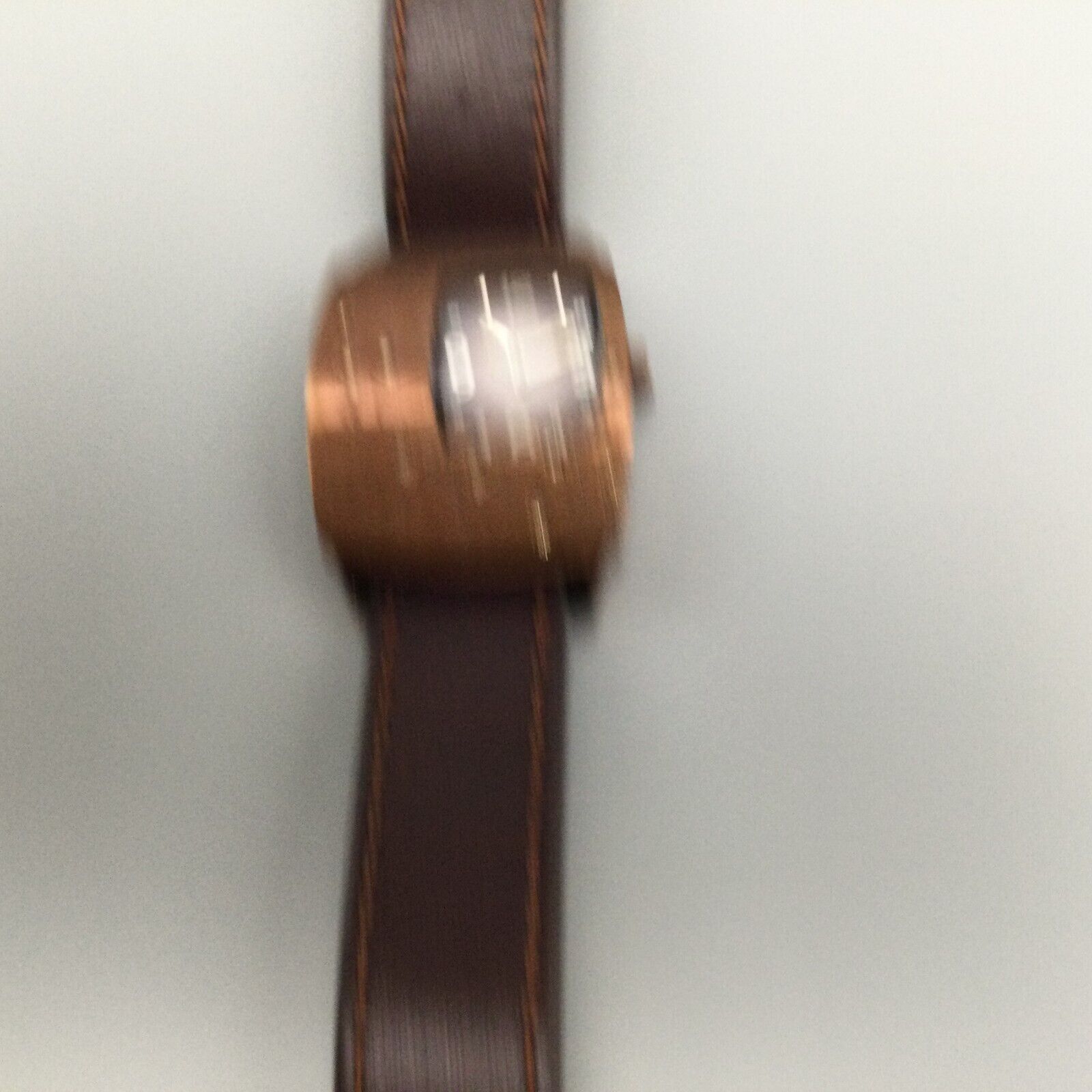 Fossil Watch Women Metallic Brown JR-9579 Brown Leather Band  Fossil ladies retro brown barrel shaped brown leather watch NEW BATTERY main image 0