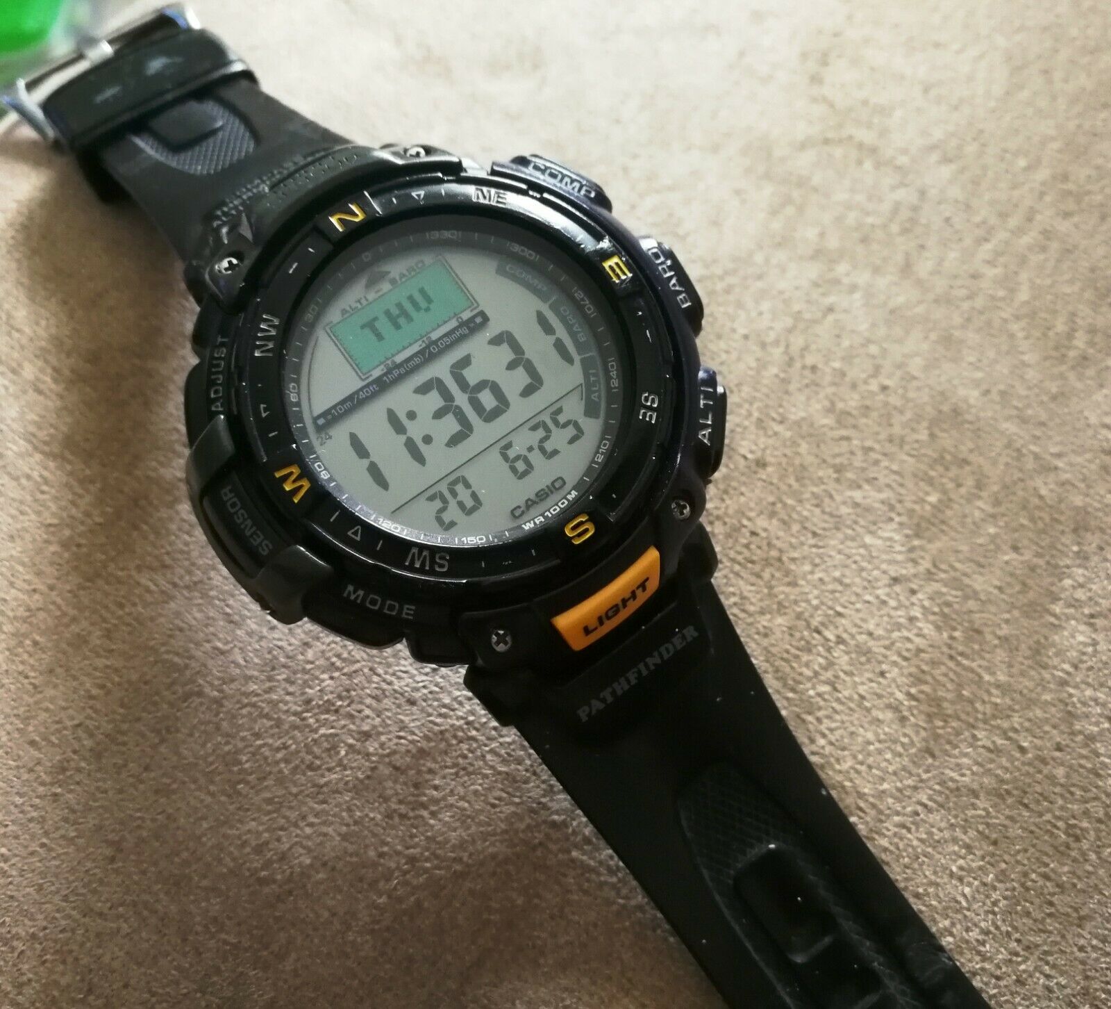 casio protrek prg 40 battery