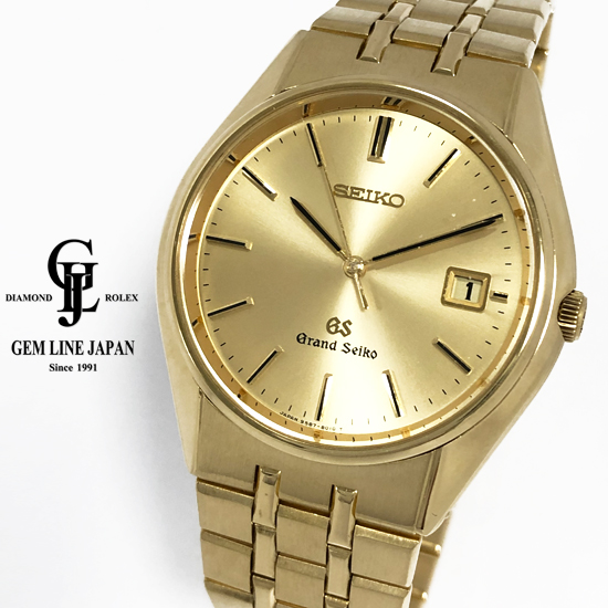 Used] Grand Seiko SBGS006 / 9587-8010 Solid Gold Men's Quartz