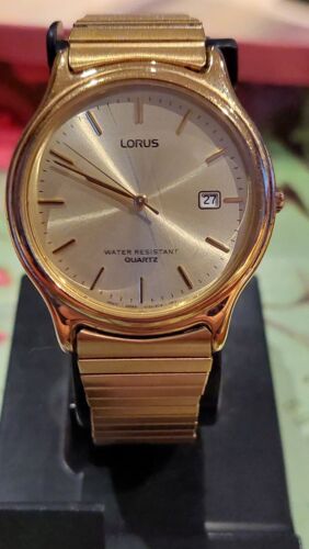 Mens Lorus by Seiko Quartz Watch with date V732 0A90. New battery. WatchCharts Marketplace