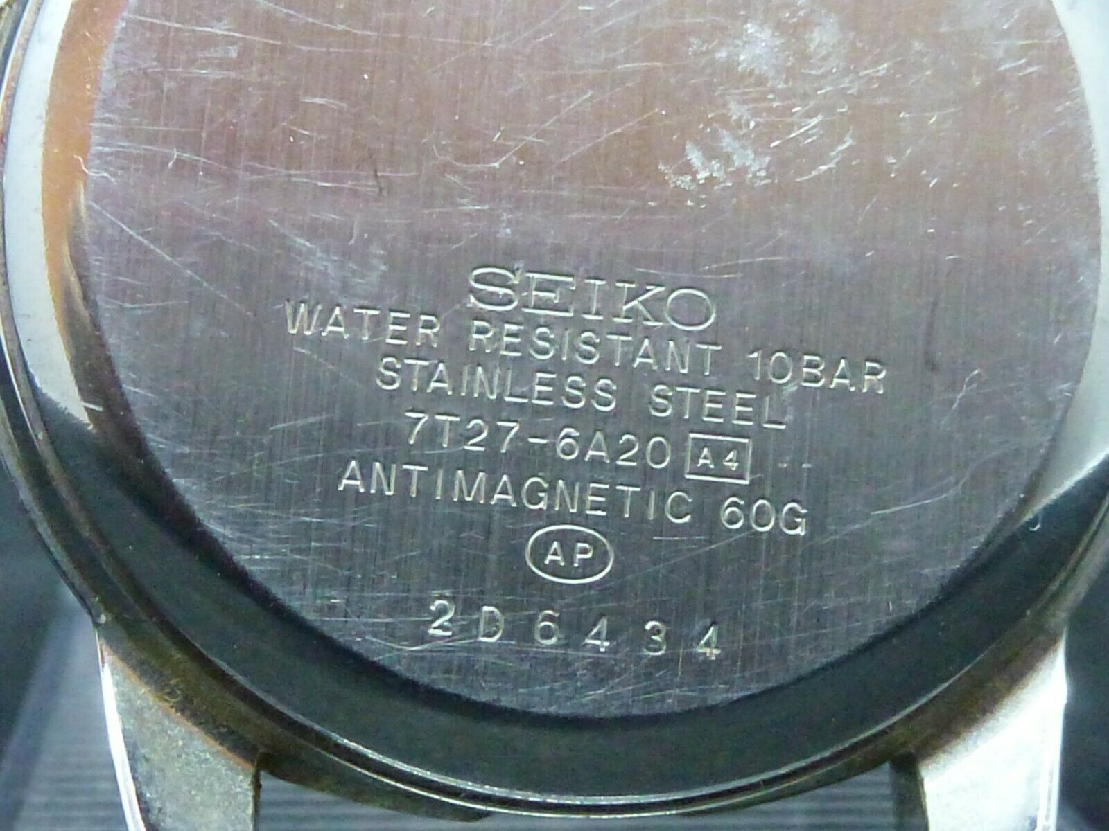 Vintage SEIKO AVENUE CHRONOGRAPH 7T27-6A20 Wrist Watch W637